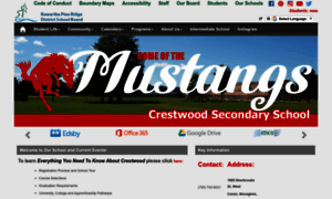 Crestwood.kprdsb.ca thumbnail