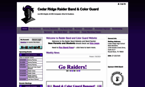 Crhsraiderband.org thumbnail