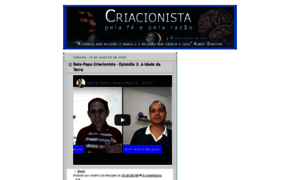 Criacionistaconsciente.blogspot.com thumbnail