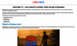 Cricfree.watch thumbnail