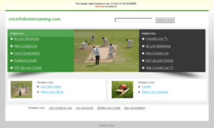 Cricinfolivestreaming.com thumbnail