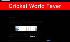 Cricket-world-fever.blogspot.com thumbnail