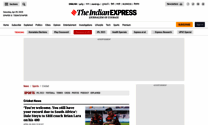 Cricket.expressindia.com thumbnail