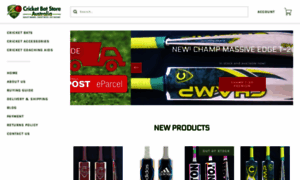 Cricketbatstore.com.au thumbnail