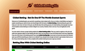 Cricketbetting.biz thumbnail