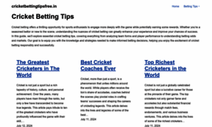 Cricketbettingtipsfree.in thumbnail