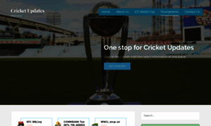 Cricketupdates.info thumbnail