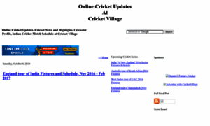 Cricketvillage.blogspot.com thumbnail