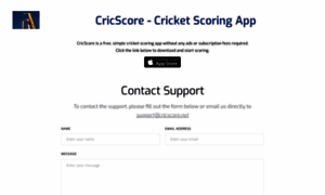 Cricscore.webflow.io thumbnail