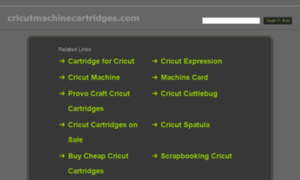 Cricutmachinecartridges.com thumbnail