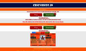 Cricvideos.in thumbnail