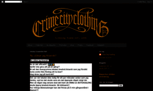 Crimecityclothing.com thumbnail