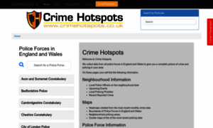 Crimehotspots.co.uk thumbnail