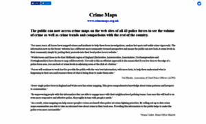 Crimemaps.org.uk thumbnail