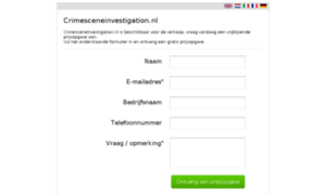 Crimesceneinvestigation.nl thumbnail