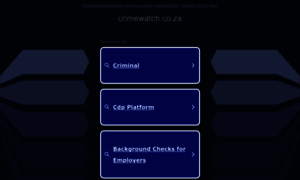 Crimewatch.co.za thumbnail