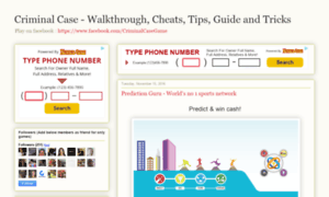 Criminal-case-cheats.blogspot.com thumbnail