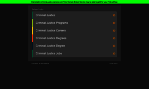 Criminal-justice-careers.com thumbnail