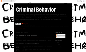 Criminalbehaviormi.blogspot.com thumbnail