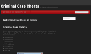 Criminalcase-cheats.com thumbnail