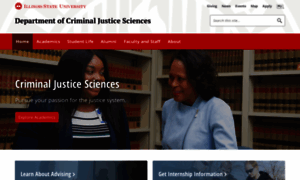 Criminaljustice.illinoisstate.edu thumbnail