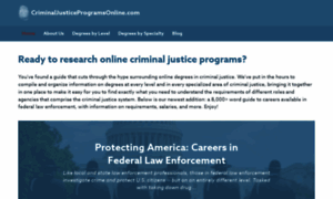 Criminaljusticeprogramsonline.com thumbnail