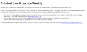 Criminallawandjustice.co.uk thumbnail