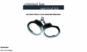 Criminallawsurvivalkit.com.au thumbnail