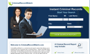 Criminalrecordwatch.com thumbnail