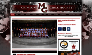 Crimsongirlshockey.com thumbnail