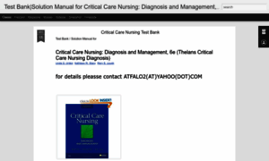 Criticalcarenursinglindaurden-6th.blogspot.com thumbnail