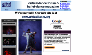 Criticaldance.com thumbnail