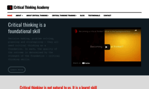 Criticalthinkingacademy.net thumbnail