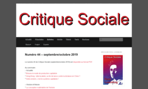 Critique-sociale.info thumbnail
