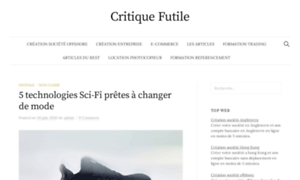 Critiques-futiles.fr thumbnail