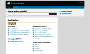 Critsend.freshdesk.com thumbnail