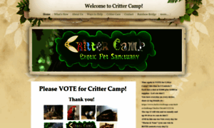 Crittercamp.weebly.com thumbnail