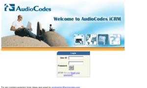 Crm.audiocodes.com thumbnail