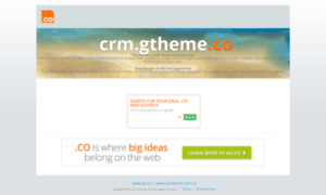 Crm.gtheme.co thumbnail