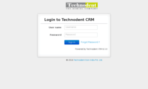 Crm.technodent.in thumbnail