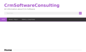 Crmsoftwareconsulting.com thumbnail