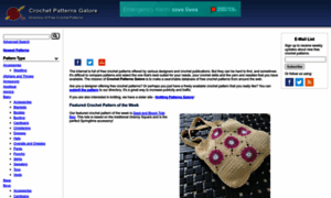 Crochetpatternsgalore.com thumbnail