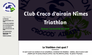 Croco-nimes-triathlon.fr thumbnail