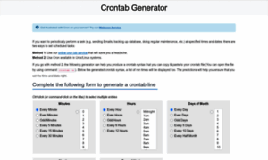 Crontab-generator.org thumbnail