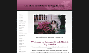 Crookedcreekminiaussies.net thumbnail