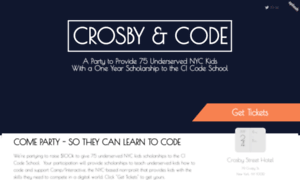 Crosbyandcode.splashthat.com thumbnail