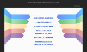 Crossborder-ecommerce.com thumbnail