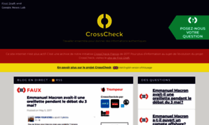 Crosscheck.firstdraftnews.org thumbnail