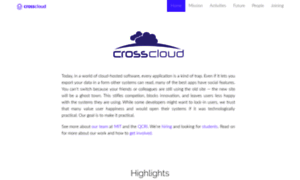 Crosscloud.org thumbnail