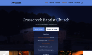 Crosscreekbaptist.org thumbnail